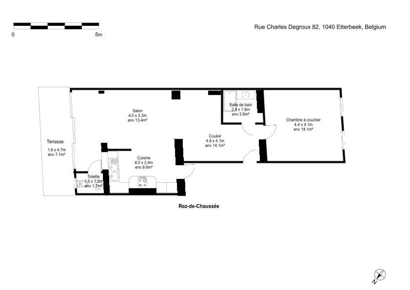 Apartment In Brussels, Degroux By Homenhancement Sa מראה חיצוני תמונה